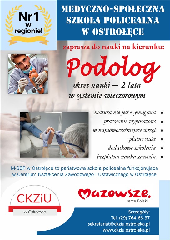 Plakat kierunku: Podolog